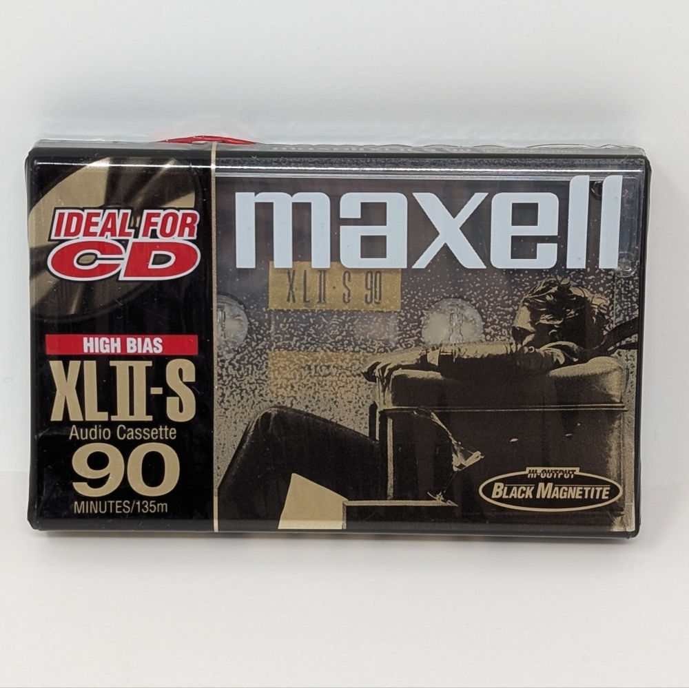 Maxell XLII Cassette High Bias Tape Blank Media 90 Minutes